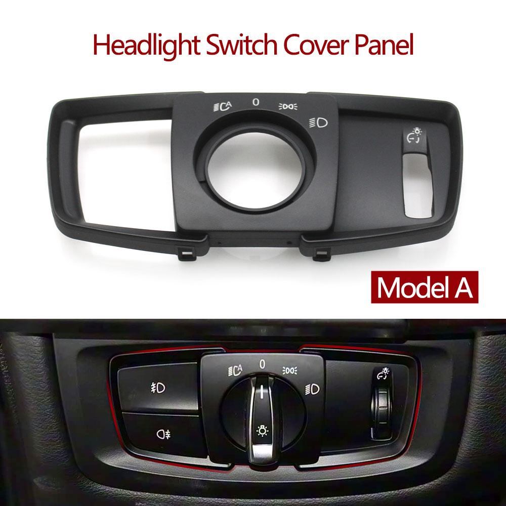 Car Head Lamp Rotary Headlight Switch Cover Foglight Button For BMW 2 Series X5 X6 X5M X6M F15 F16 F85 F86 F45 F46 61319311727