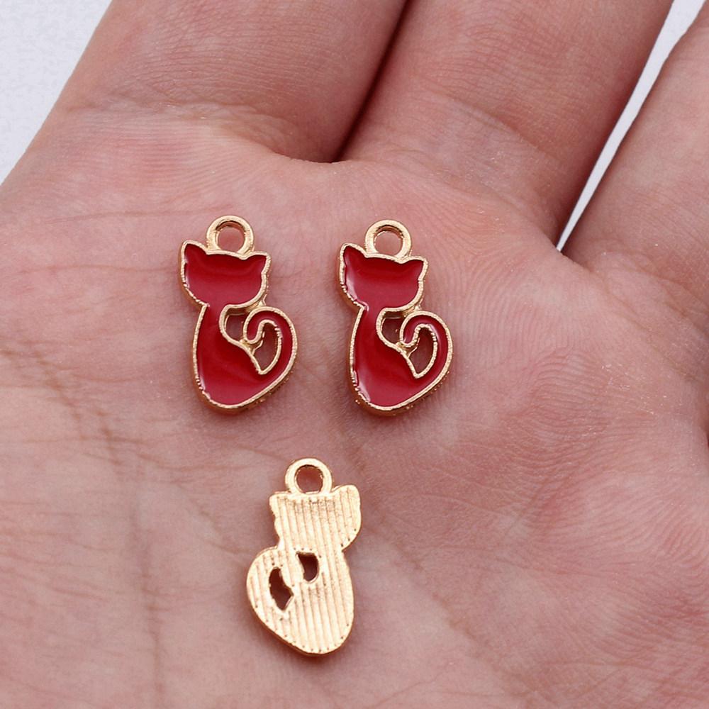 Anhänger Niedliche Katze Anhänger Kinder Schmuck Materialien QC037