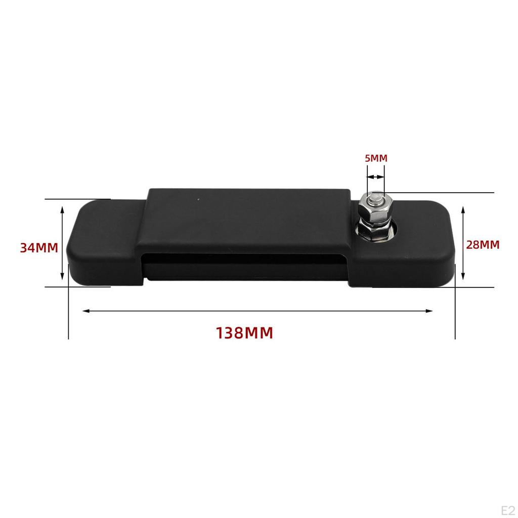12 Klemmen Stromverteilerblock Sammelschiene 48V Zubehör Ersatz Einfach zu installieren mit