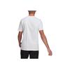 Adidas SS25 Letter Pattern Casual Comfortable Soft Round Neck Short Sleeve T-Shirt Men T-Shirts White KA8337