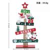 Christmas 1pc Wooden Xmas Tree Ornaments Santa Claus Snowman 2025 Merry Christmas Home Decoration New Year Desktop Decor Navidad