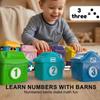 E7Ce Creative Farm Animal Train Toy Number Color Cognition Matching Toy For Preschool