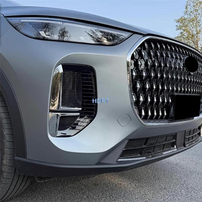 Car Style Front Fog Light Cover For Chery Tiggo 8 L Jaecoo 8 J8 Tiggo 9 2024 + Daytime Running Lamp Hood Trim Frame Accessories