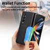Anti -Scratch Leather Phone Bag Protective Case For Samsung Galaxy Z Fold 4 Fold3 Fold4 5g Fold 3 2 Fold2 Slim Card Slot Cover