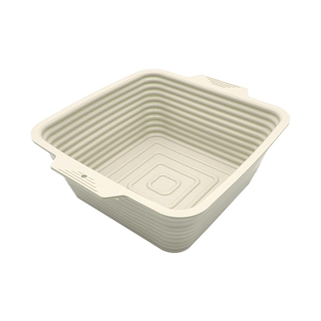 1Pc Collapsible Silicone Bread Fermentation Basket Non-stick Bread Proofing Baskets for Sourdough Baking for Various for Bread