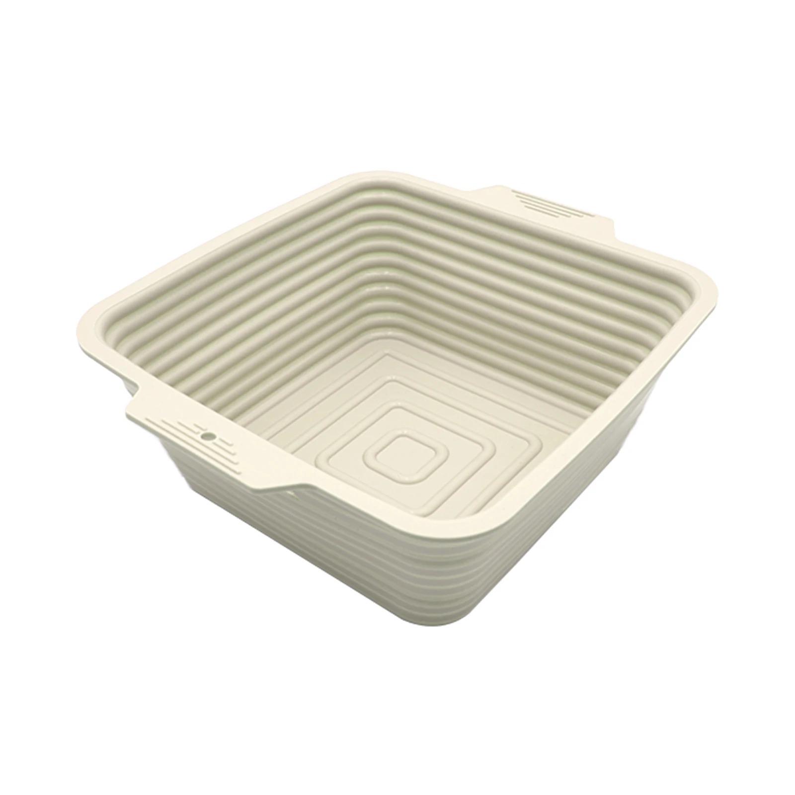 

1Pc Collapsible Silicone Bread Fermentation Basket Non-stick Bread Proofing Baskets for Sourdough Baking for Various for Bread