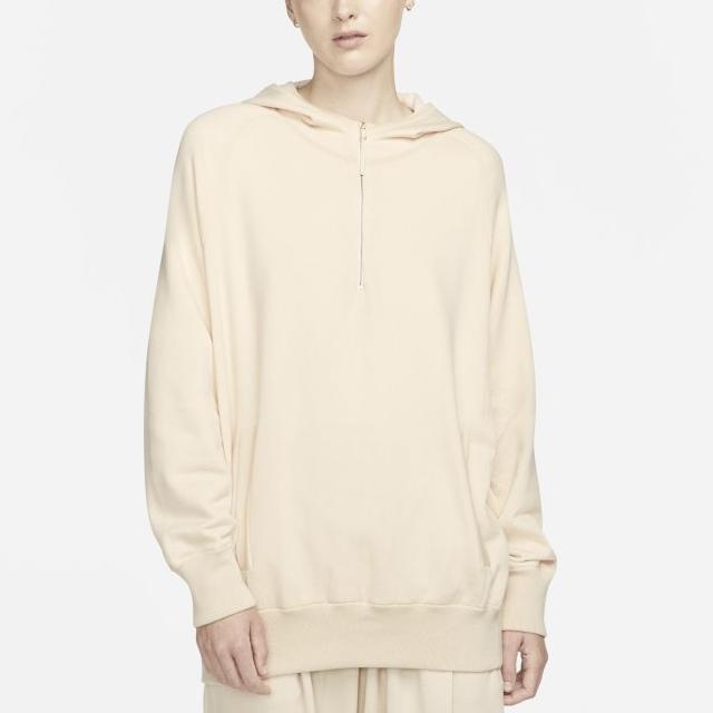 Nike Sweatshirts Women's Wheat Yellow Hooded Moderate Regular DM8944-790