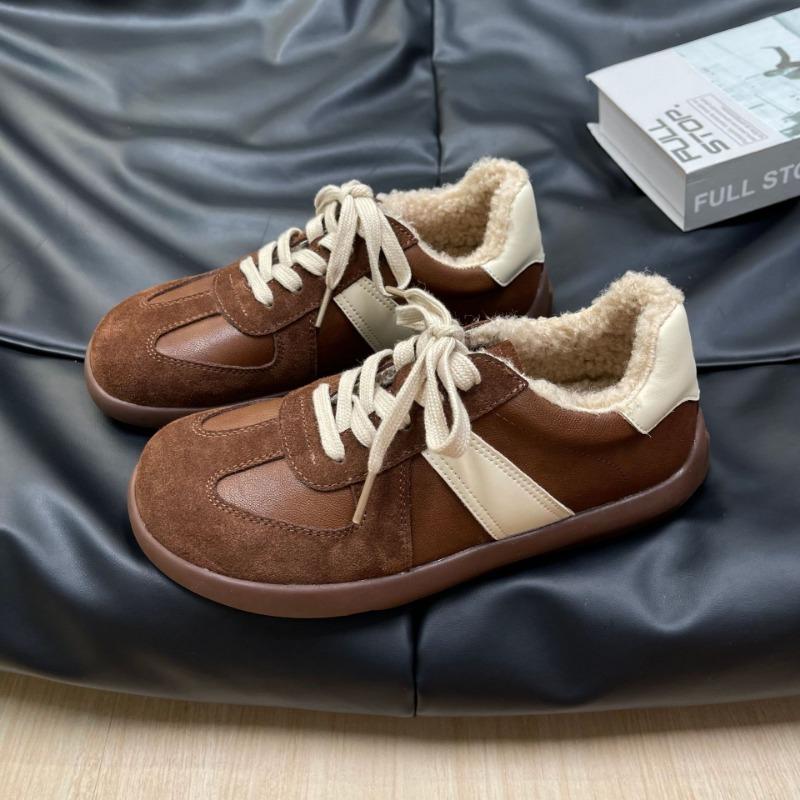 New velvet women's new winter versatile platform casual board shoes warm and non-slip cotton shoes tide