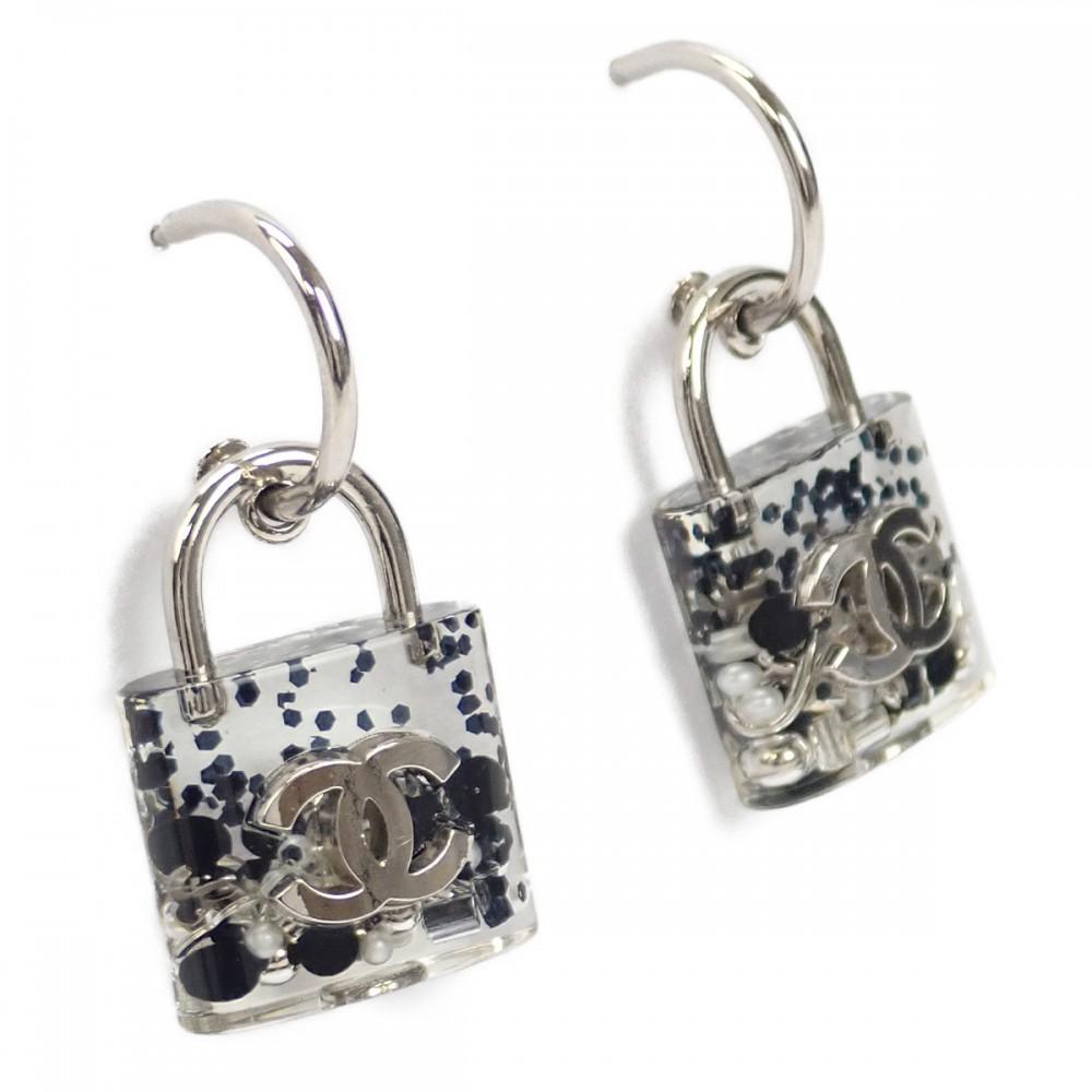 Chanel A88942 Pierce Silver Metal Women