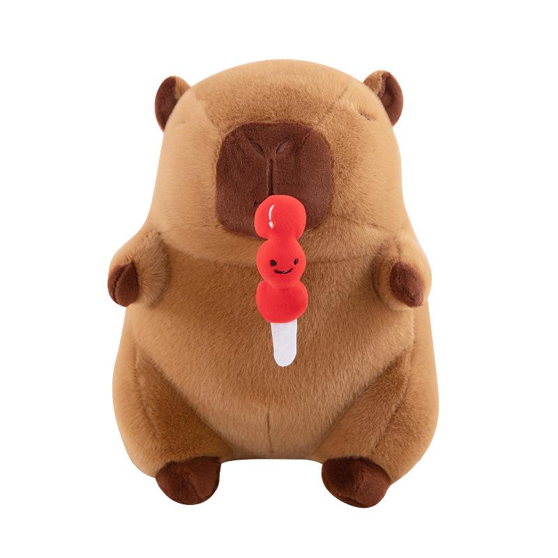 New Year Good Luck Kapibara Pull Rock Sugar Gourd Withdraw Doll Capybara Doll Children Girl Gift