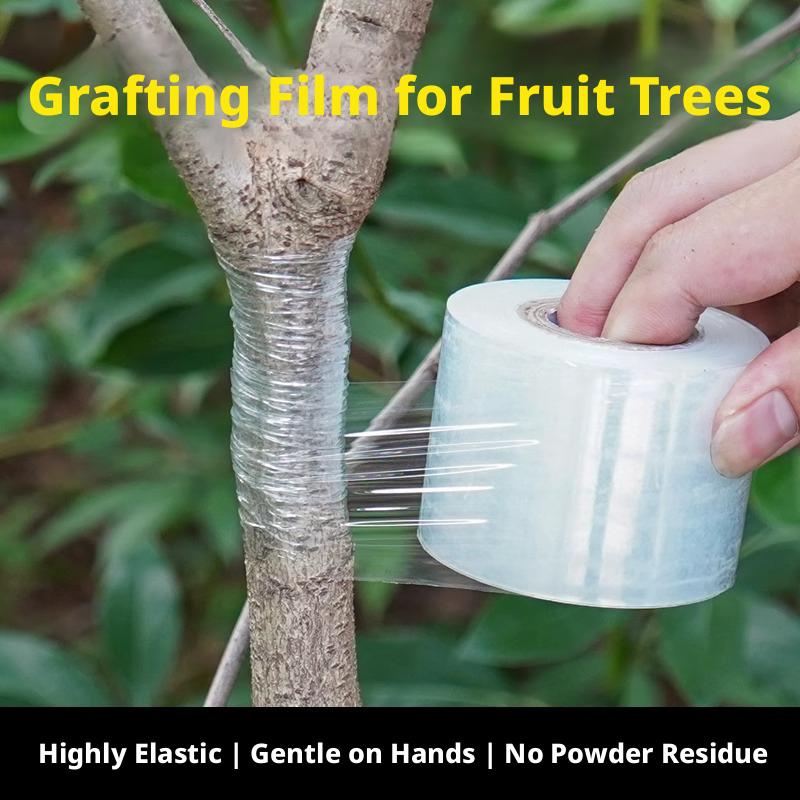 200m Länge Umweltfreundliches Biologisch Abbaubares Pfropfband Pfropfmembran Gartenbindeband PE-Pfropfband Gartenpfropfbedarf