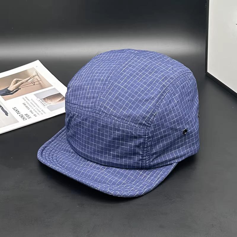 Short Brim Minimalist Cap Quick-Dry Mesh Fabric Vintage Style Unisex Fashion Outdoor Hat for Camping Hiking Activities