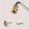 Stainless Steel High-Pressure Power Washer Nozzle, Adjustable Extension Wand Set for Efficient Vehicle & Surface Cleaning