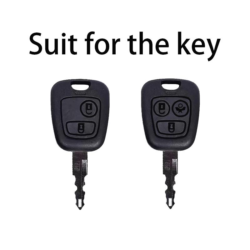 Diamond Pink For Peugeot 107 207 307 407 206 306 406 For Citroen C1 C4 C2 C3 Berlingo Xasara Picasso Remote Key Case Cover Fob