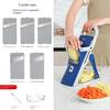 New 2023 Kitchen Vegetable Cutting Machine, Manual Shredder, Potato and Potato Chip Grinder, Shredder, Multifunctional Kitchen Tools and Accessories