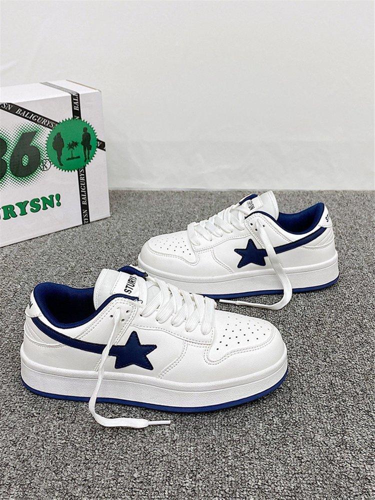 

Guochao star board shoes детская зимняя обувь 2024 года новая корейская версия ins tide platform sports shoes женские легкие кроссовки для бега 35