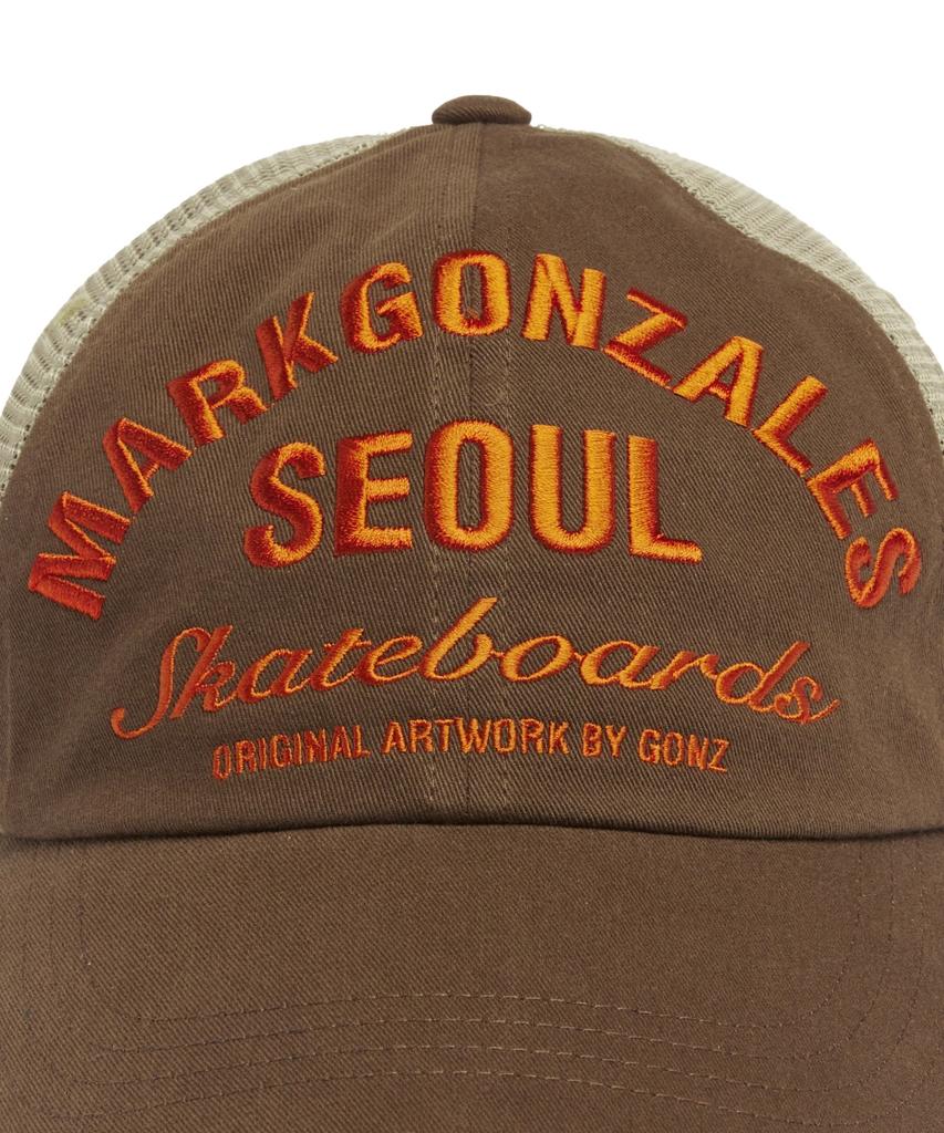 MARK GONZALES Seoul Address Mesh Cap - Brown