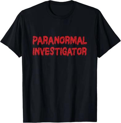 HEISSER VERKAUF Paranormaler Ermittler Geisterjagd EVP Halloween T-Shirt Lustige Streetwear Shirts für Männer Grafik-T-Shirts Camisas