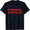 HOT SALE Paranormal Investigator Ghost Hunting EVP Halloween TShirt Funny Streetwear Shirts for Men Graphic T Shirts Camisas