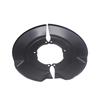 Front Side Brake Dust Shield 2Pcs 7D0407343A Professional 7D0407343B Automobile Accessory Black Replacement Dust Cover