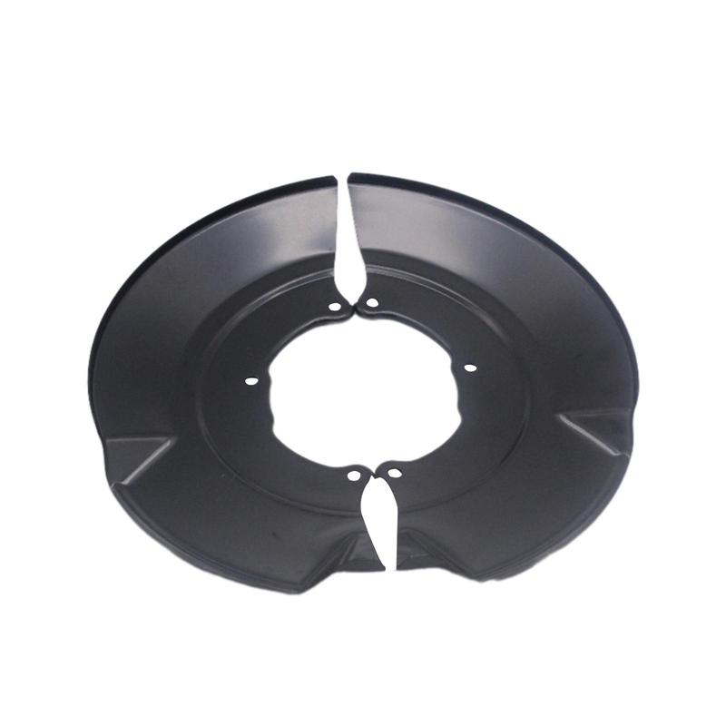 Front Side Brake Dust Shield 2Pcs 7D0407343A Professional 7D0407343B Automobile Accessory Black Replacement Dust Cover