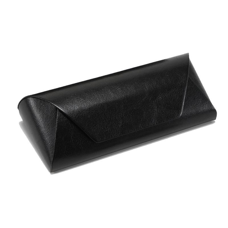 Handmade Retro Leather Eyeglasses Case: Minimalist, Anti-Pressure Myopia & Sunglasses Storage for Students