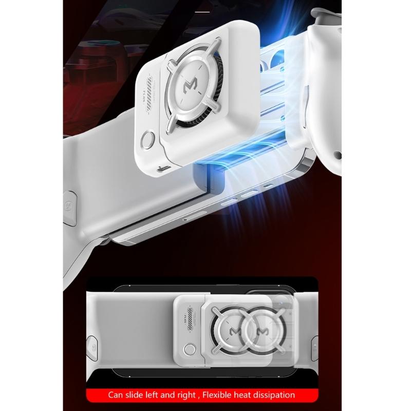 Memo Mobile Game Controller 1000Hz Polling Rate Wireless Bluetooth-compatible Gaming Phone Controller Hall Triggers