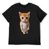El Gato Meme Sad Crying Cat Munchkin Kitty Meme Trendy T-Shirt Blacks Blanks Affliction Shirts Men's T-shirts
