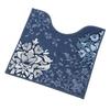Senko DECORMUSEE Precious Toilet Mat, Approx. 60 X 60 Cm, Navy Blue, Elegant, 30273