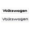 FD06-Emblems 3D Car Body Tail Trunk Decoration Letter Emblem Sticker For Volkswagen VW Golf Passat Polo Tiguan Jetta Caddy T-ROC
