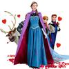 Frozen Anna Princess Adult Costume with Cape for Cosplay