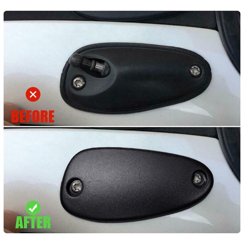 Fit for Honda Civic 1992-2000 Antenna Hole Block Off Delete Plate Cover Cap with Screws Replace 39152SR3A00 / 39154SR3G01