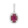 Silver Pendant with Ruby 1.286ct (2187844)