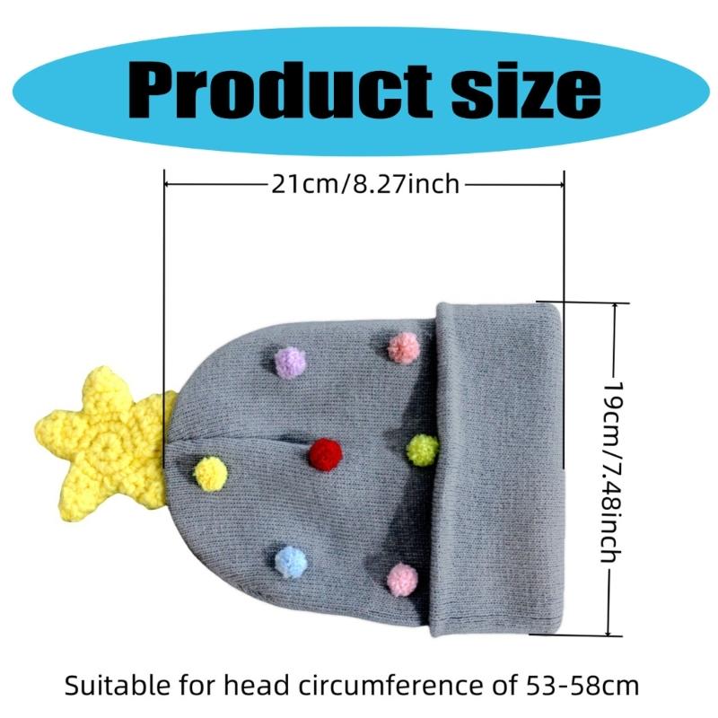 Christmas Celebration Hat Youth Christmas Headgear Interactive Holiday Hat for Outdoor Activity