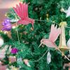 Hummingbird Artificial Birds Fake Foam Animal Simulation Feather Birds Model Artificial Pigeon Bird Shape Christmas Tree Pendant