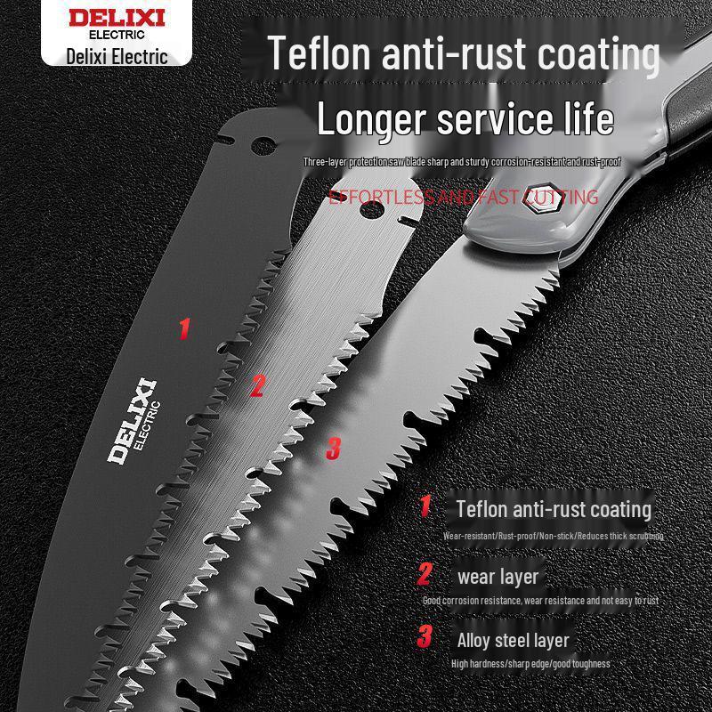 Compact Handheld Folding Woodworking Saw for Trees and Woodcraft