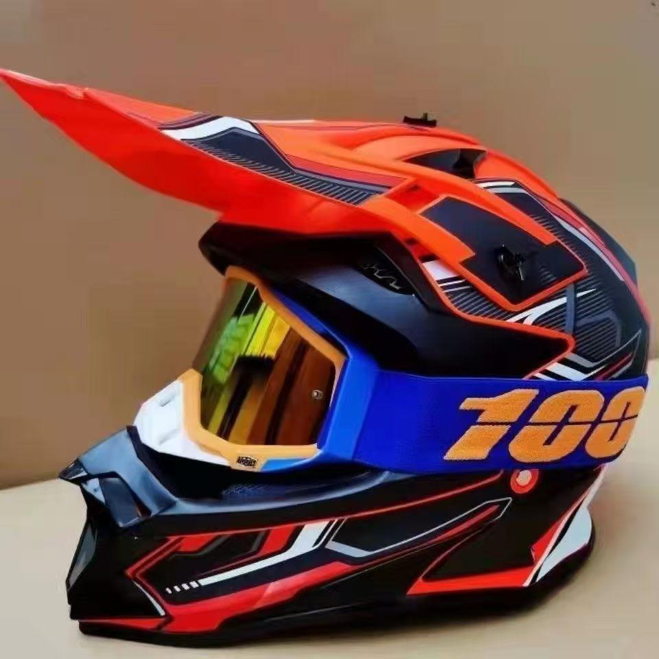 FiK Off-road Electric Motorcycle Helmet for Men and Women KTM Racing Rally Helmet, Mountain All-covering Style, Personalized, Latest Model for All