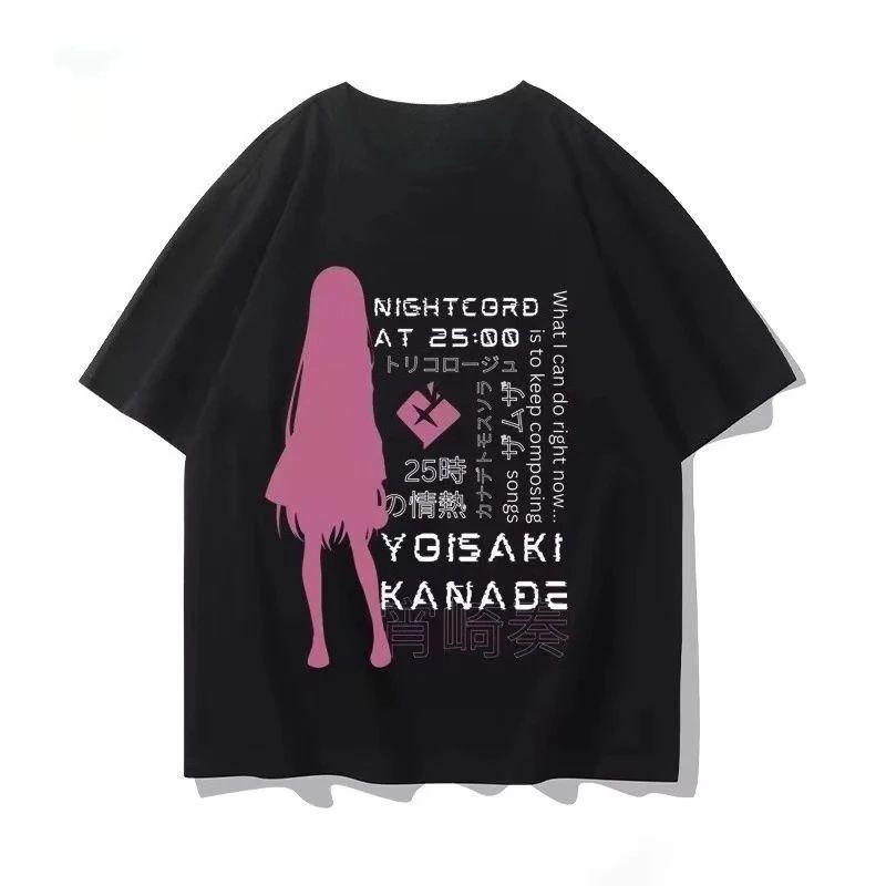 Y2k Anime Project Sekai Aoyagi Toya Cosplay Printed Short Sleeve TShirt Casual Tee Fashion Vintage Shirts Unisex