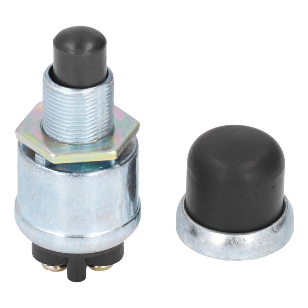 Motorstart Trykknappbryter med Vanntett Kappe Universell for 12V24V Bil Lastebil Båt Bobil ATV