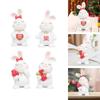 Statue Weddings Animal Sculptures Collectible Figures Miniature Bunny Resin Figurines for Home Shelf