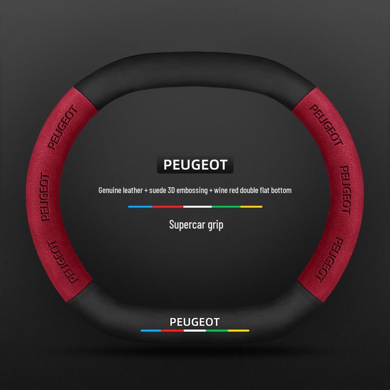 Steering Wheel Cover for Peugeot Models: 307, 3008, 4008, 2008, 508L, 301, 207