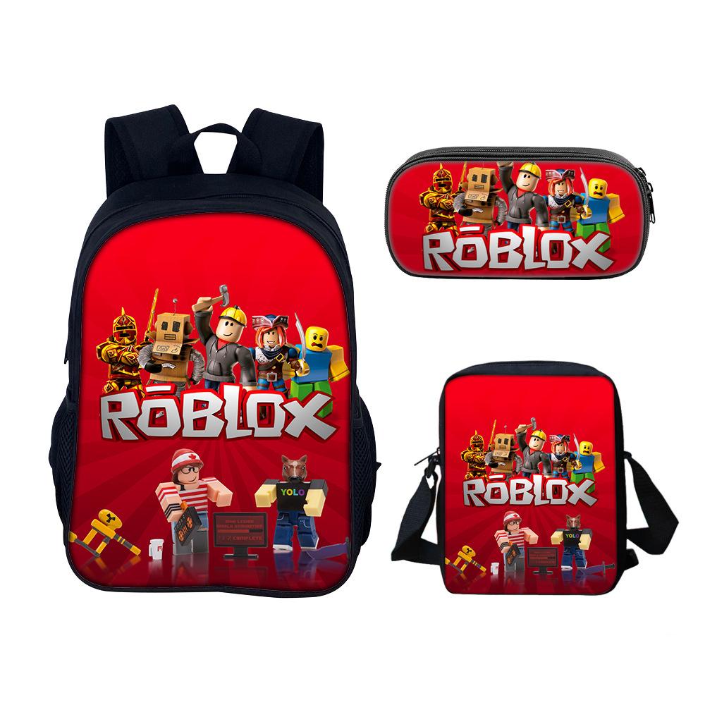 Roblox Anime Dreiteiliges Set für Jungen, Mädchen und Grundschüler (Auf Lager)