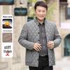 Men's Plus Velvet Warm Winter Jacket: Solid Color, Versatile Cold Protection, Casual Business Style for Middle-Aged Dads