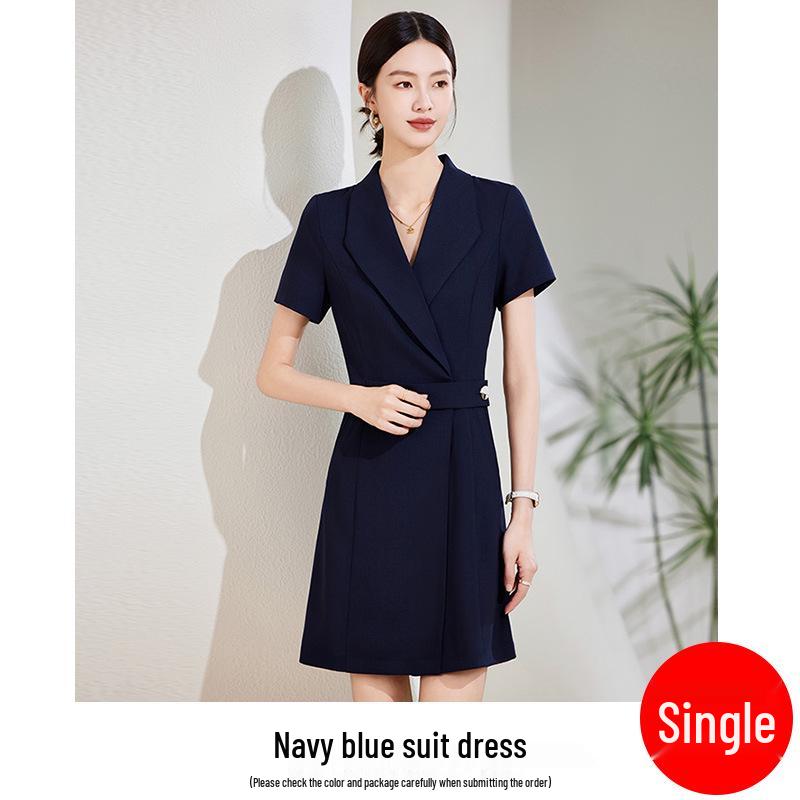 2024 Women's Professional Suit Dress: Elegant Summer Workwear for Formal Occasions in Beauty Salons & Jewelry Stores