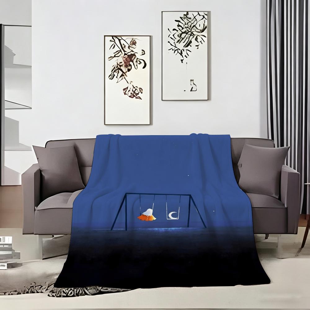 Game S-Sky Children of the Light Throw Soft Warm Throw Blanket for Bedroom Living Room Bed Travel Camping Picnic Gift