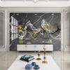 Wallpaper 3d Gray Marble Wallpaper Light Luxury Abstract Muraltv Background Wall Sticker Home Decor