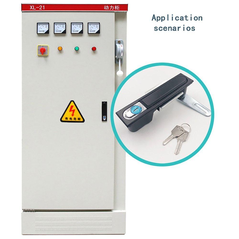 1Set Industrial Machine Tool Equipment Cabinet Door Lock Kit Handle Lock