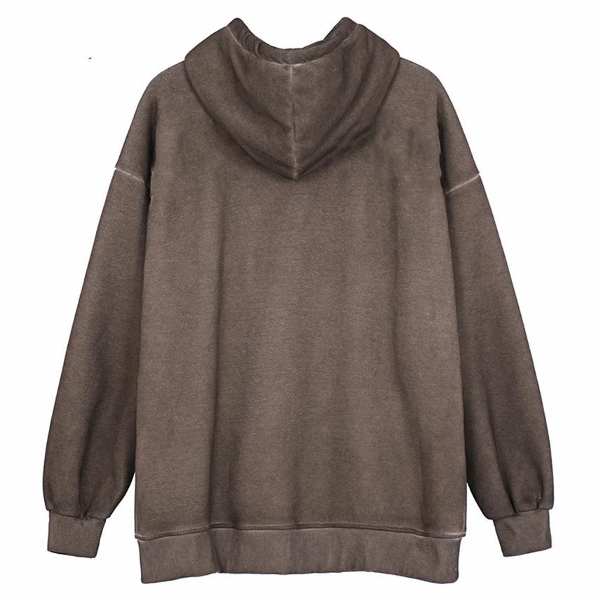 Women's European & American Trendy Zip-Up Hoodie Cardigan - Loose Street Style 2022