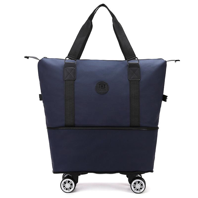 Stylish and simple business trip with wheels Expandable hand luggage bag Dry and wet separation Fitness yoga bag Can cover tie rod