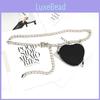 Fashion Metal Women Waist Chain With Detachable Heart Shaped Bag Pendant For Adult Women Outfits